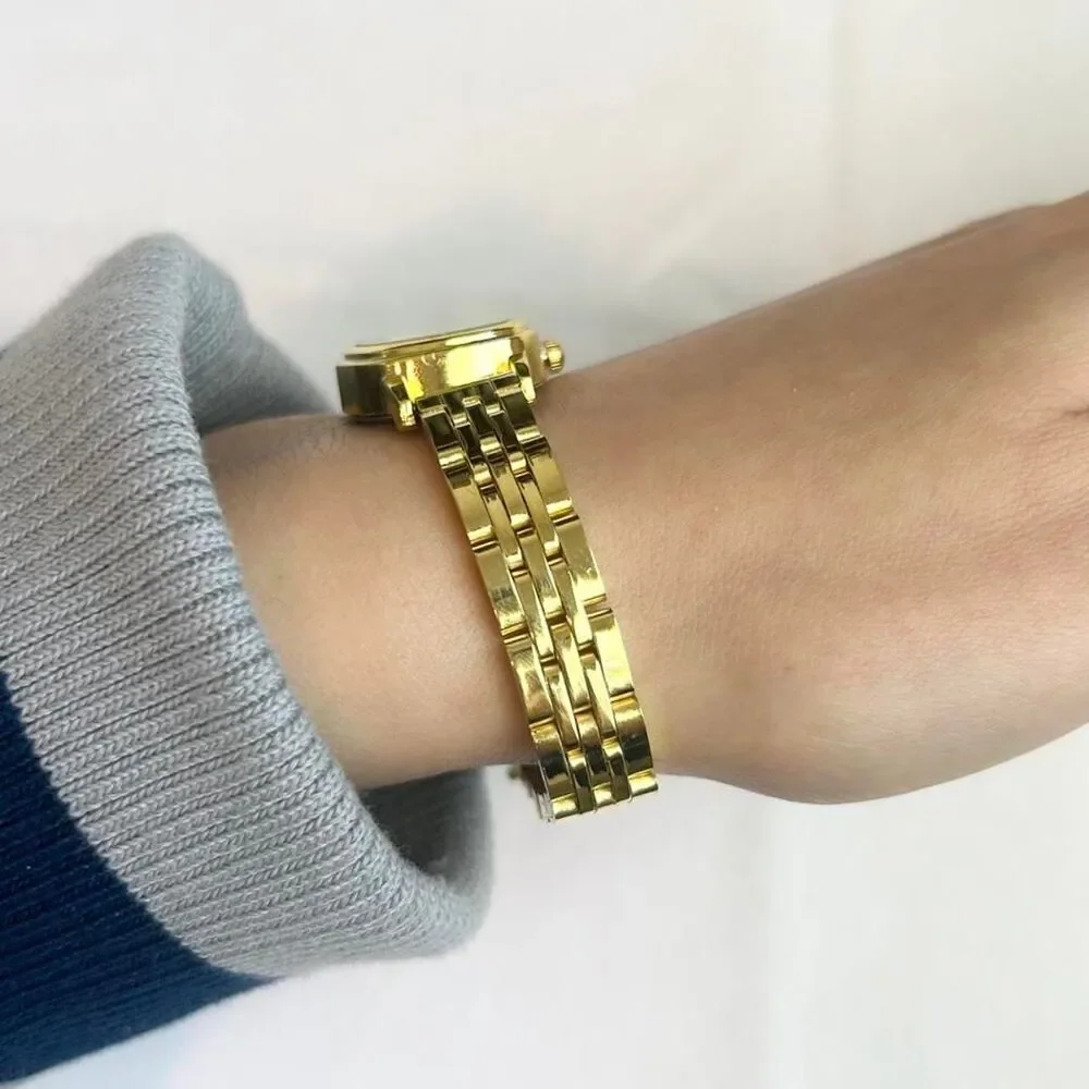 Vintage Inspired Luxury Gold Tone Watch
